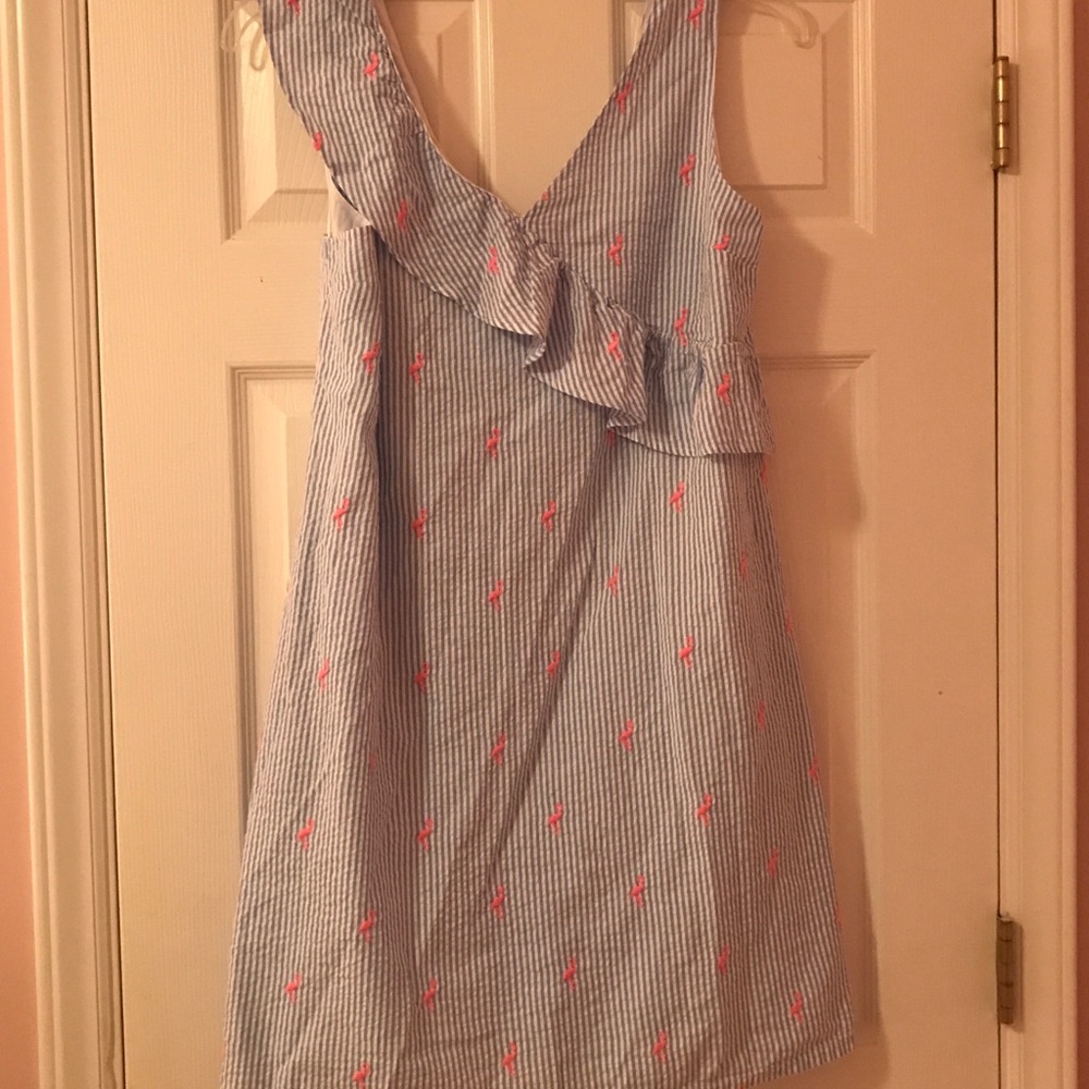 Crown & Ivy •Seersucker Sundress •Size XL